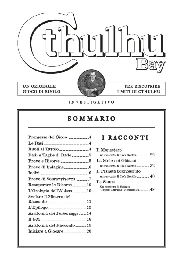 GDR - Cthulhu Bay - Sommario del manuale