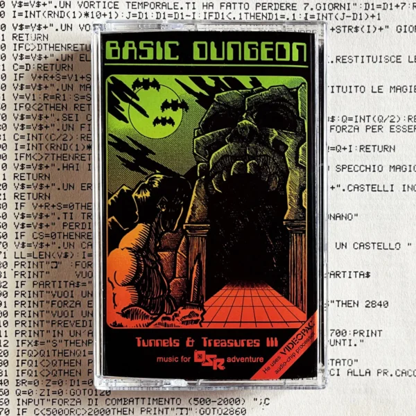 HDK 17 † BASIC DUNGEON "Tunnels & Treasures III" CASSETTE