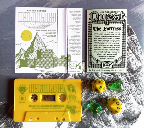HDK 199 † HEX CRAWL "Ehoes From the Severed Expanse" CASSETTE (Copia) - Image 3