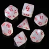 Glitter White/Red