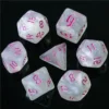 Glitter White/Pink