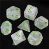Glitter White/Green