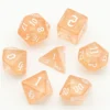 Glitter - Peach/White