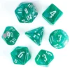 Glitter Aquamarine-Splashed/White