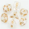 Translucent White-Clear/Gold