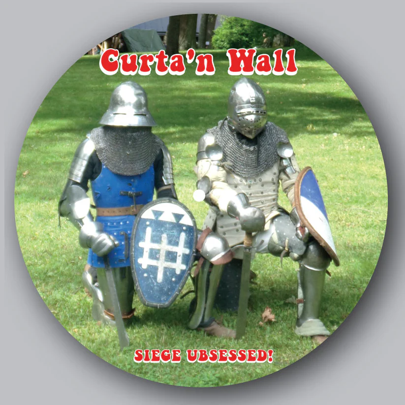 CURTA'N WALL "Siege Ubsessed" vinyl LP (Metallic Silver) - immagine 2