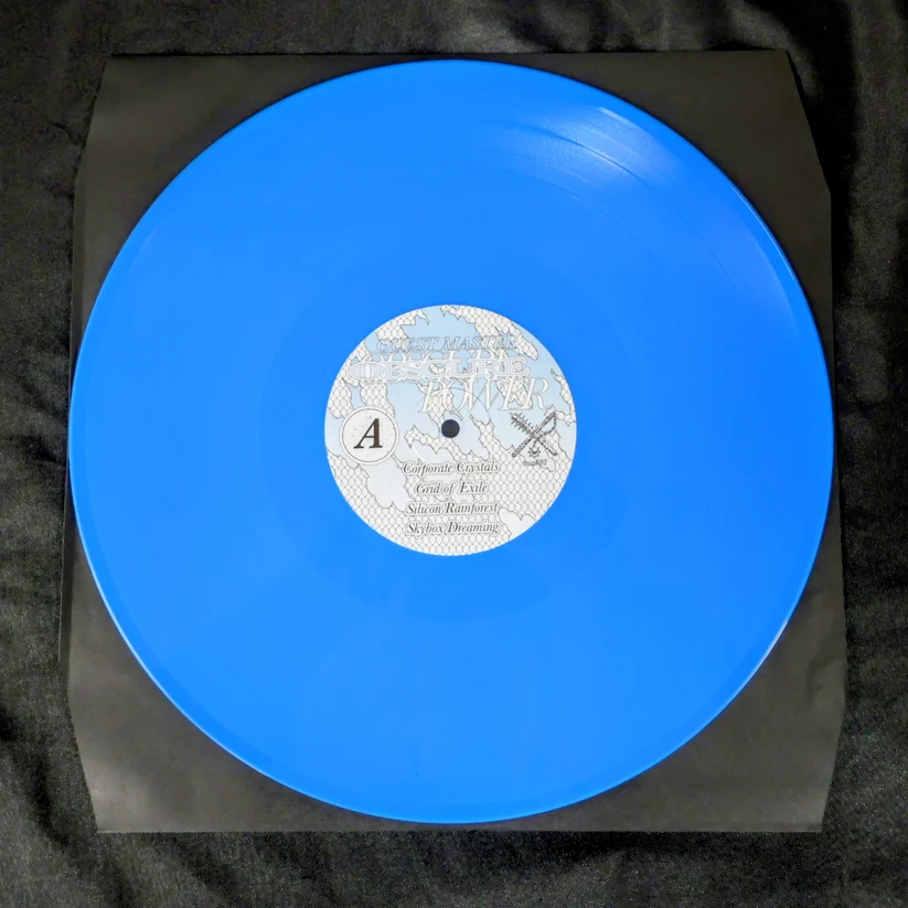QUEST MASTER "Obscure Power" vinyl LP (4 color options, w/insert) Cyan Blue - immagine 2
