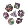 Sparkle Purple Red/Green - White